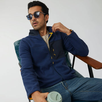 Alterra Fleece Jackets Midnight Blue - XYXX Crew