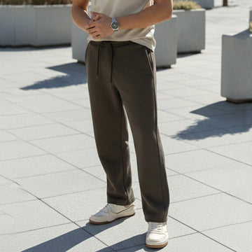 Pulse French Terry Cotton Blend Sweatpants Malt Brown