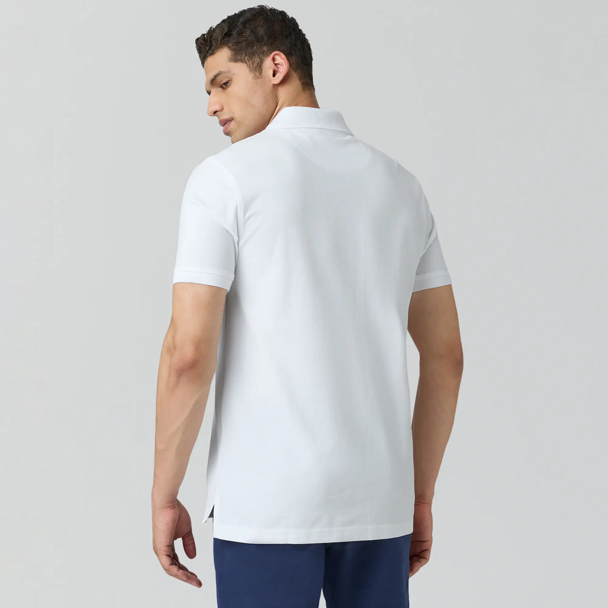 Code Polo T-shirts Polar White