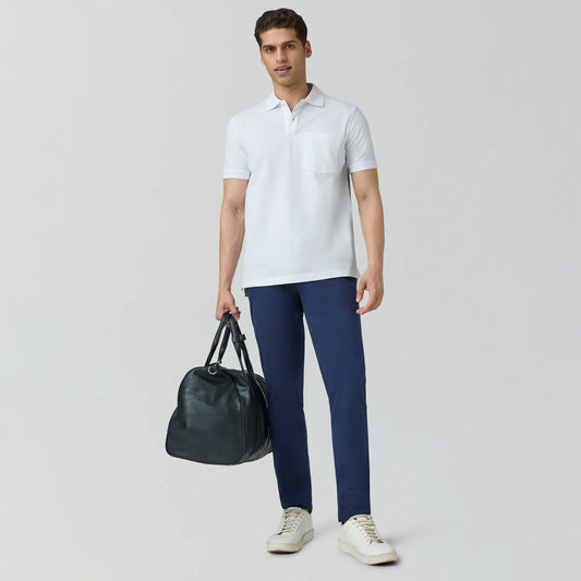 Code Polo T-shirts Polar White