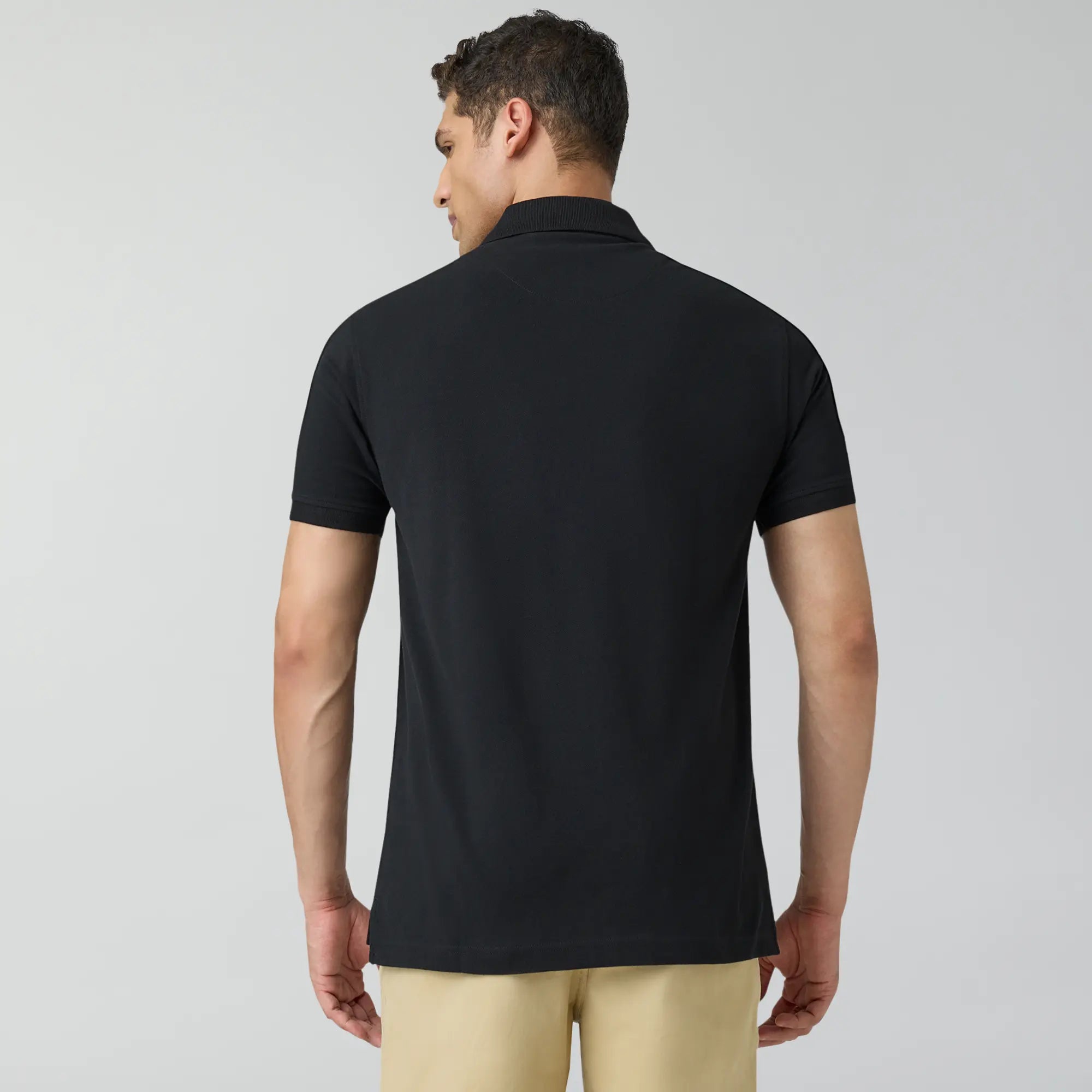 Code Polo T-shirts Pitch Black
