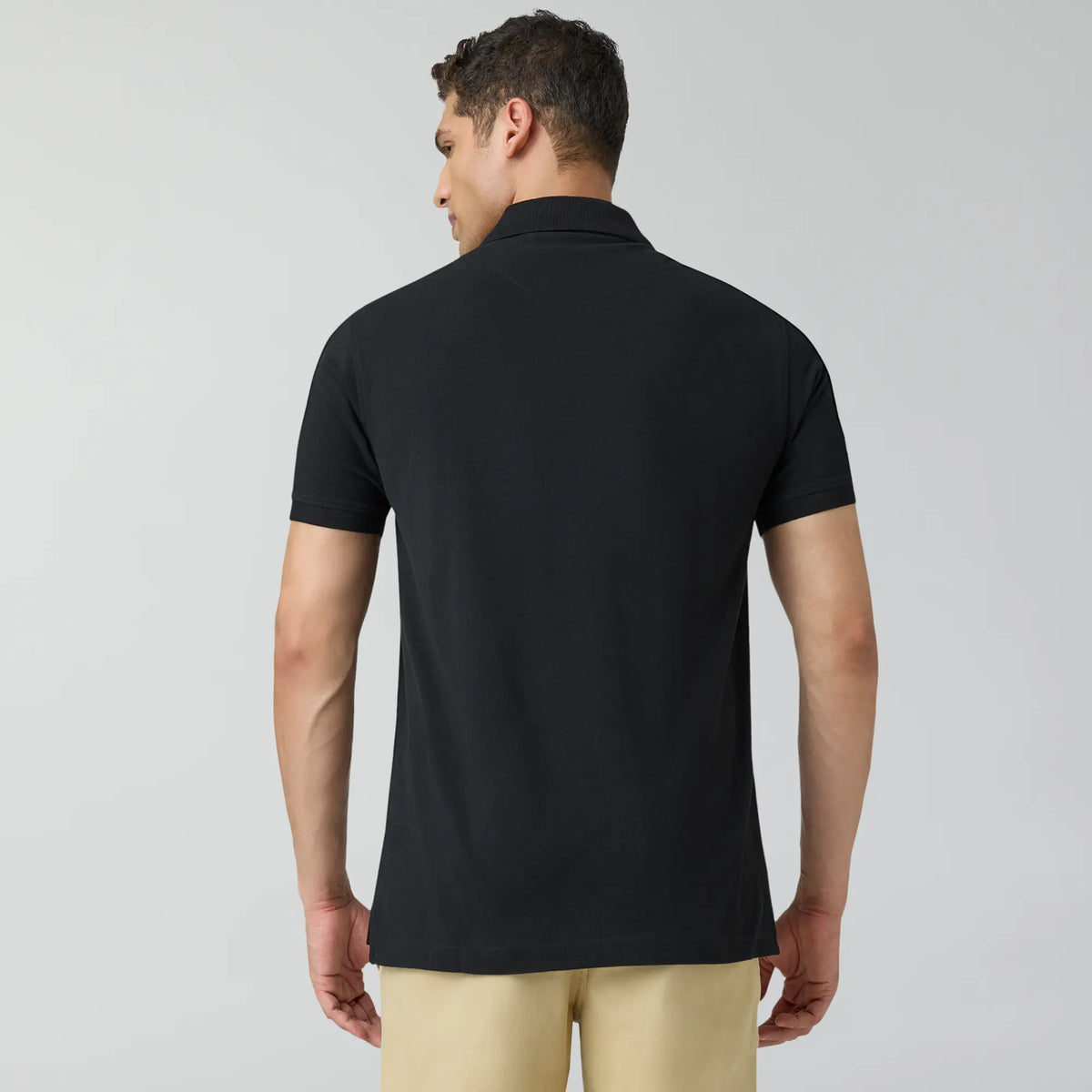 Code Polo T-shirts Pitch Black