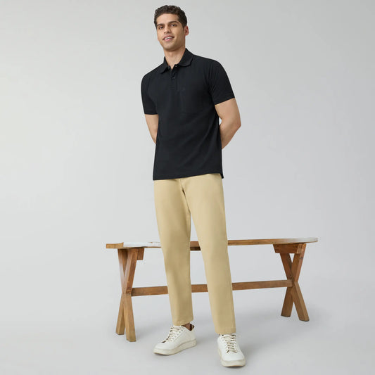 Code Polo T-shirts Pitch Black