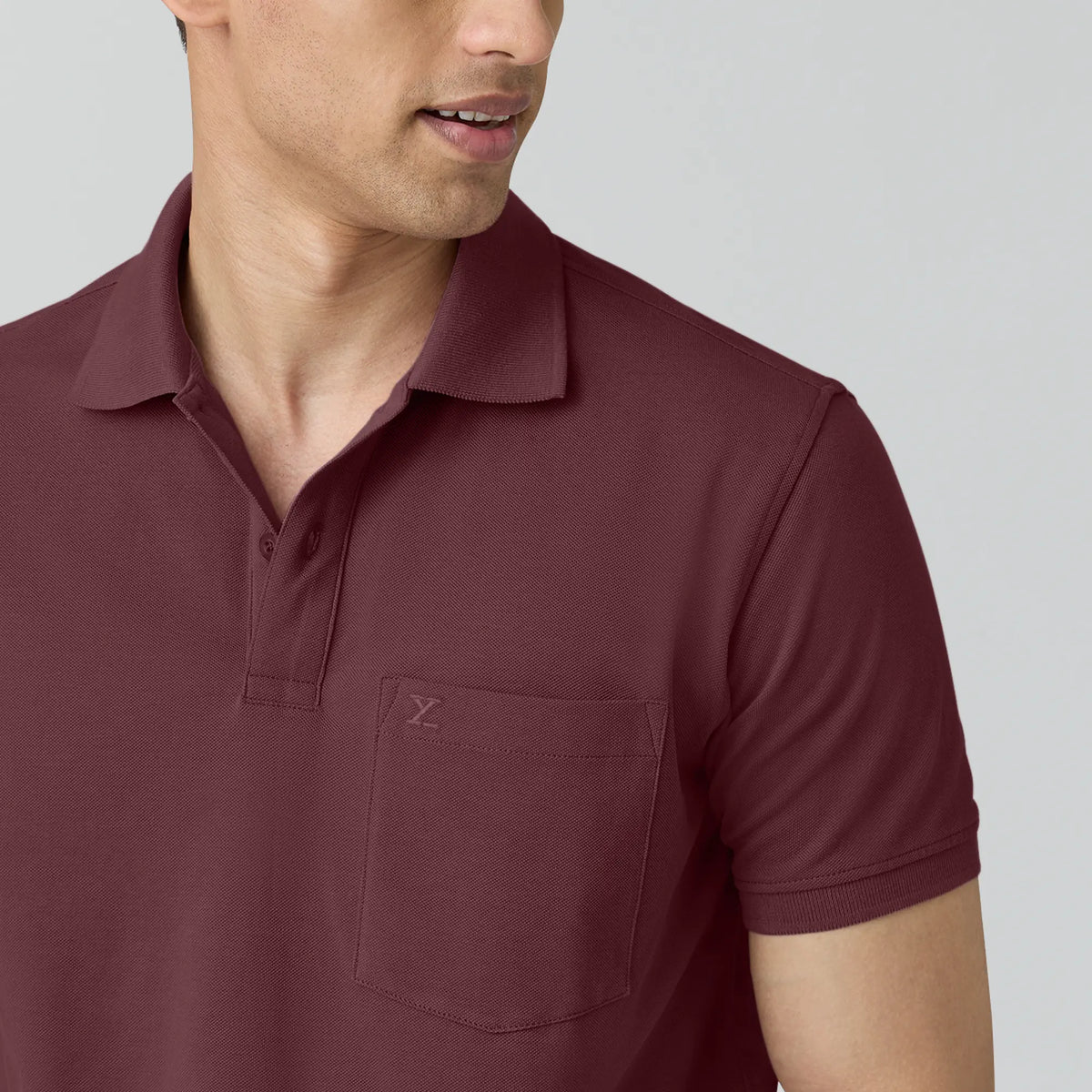 Code Polo T-shirts Merlot Maroon