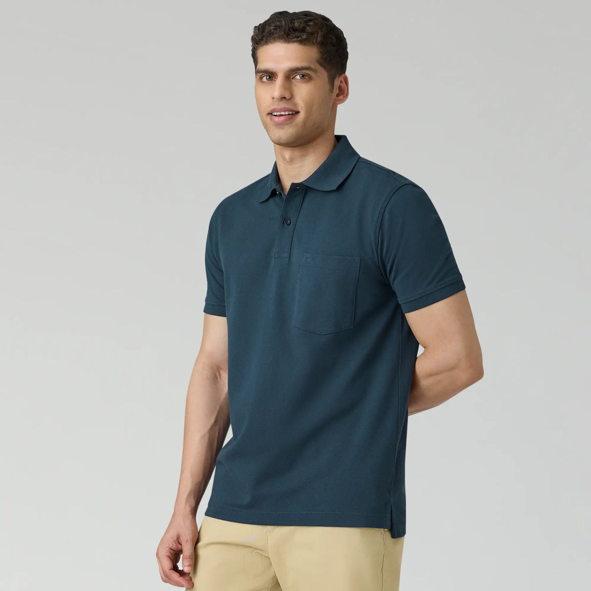Code Polo T-shirts Isle Blue
