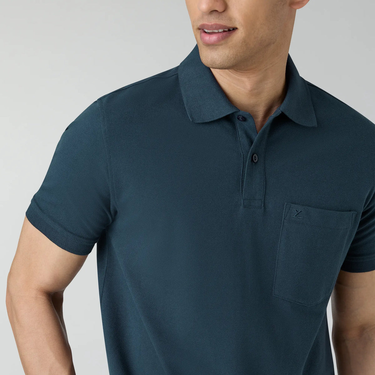 Code Polo T-shirts Isle Blue