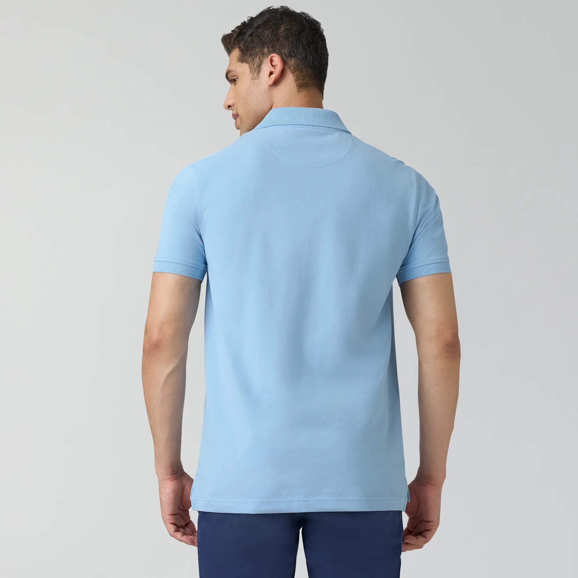 Code Polo T-shirts Sky Blue