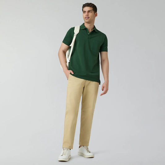 Code Polo T-shirts Basil Green