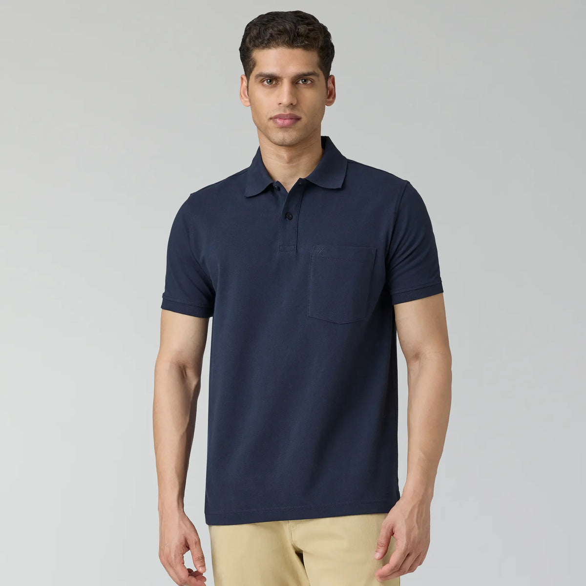 Code Polo T-shirts Midnight Blue