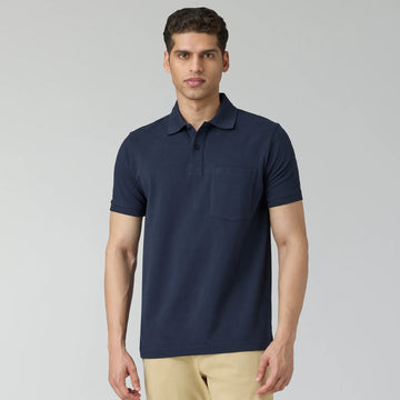 Code Polo T-shirts Midnight Blue