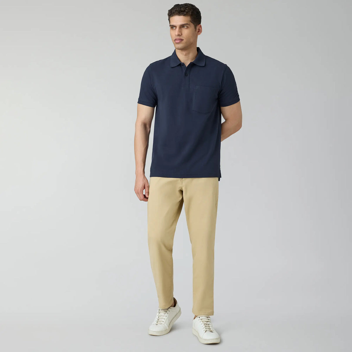 Code Polo T-shirts Midnight Blue