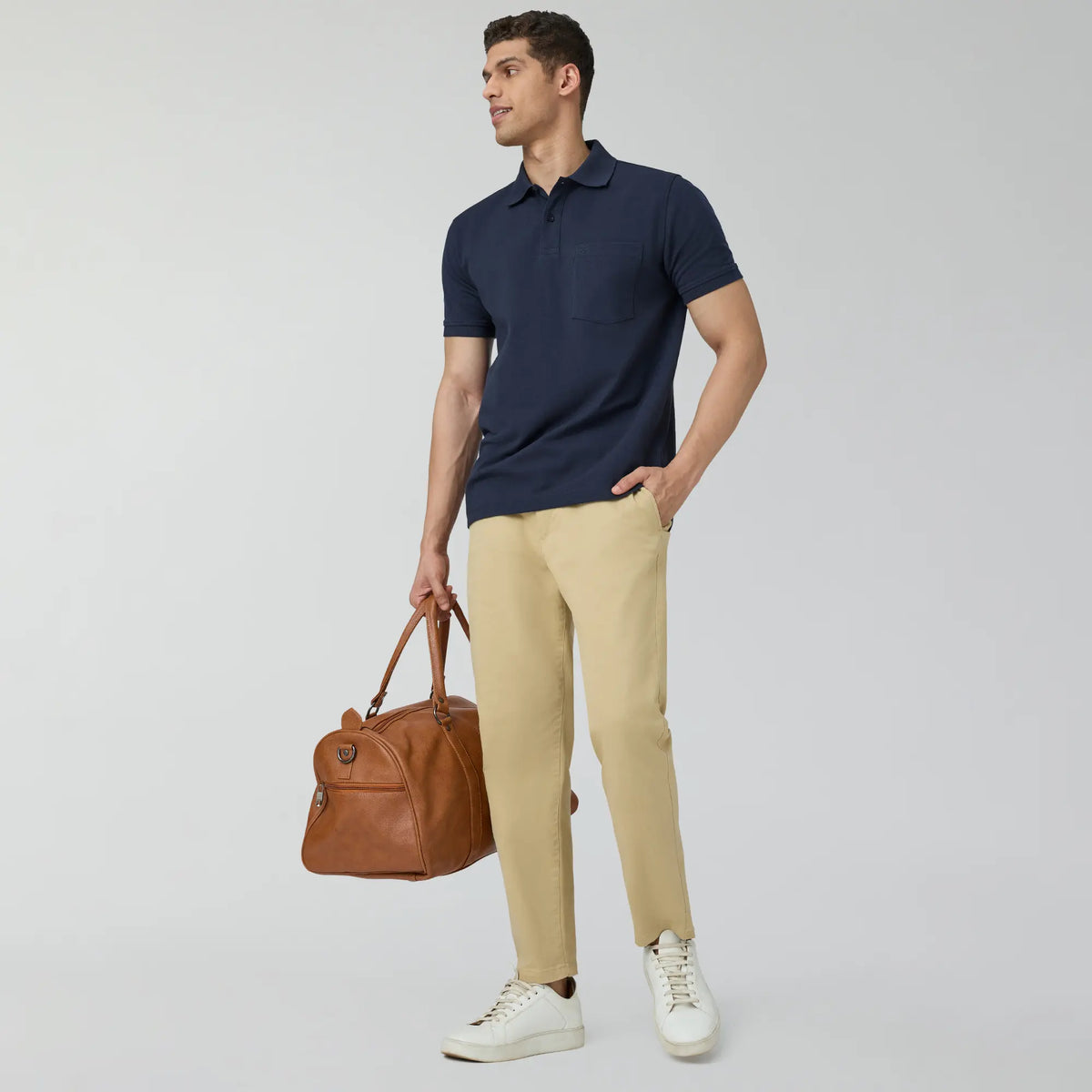Code Polo T-shirts Midnight Blue