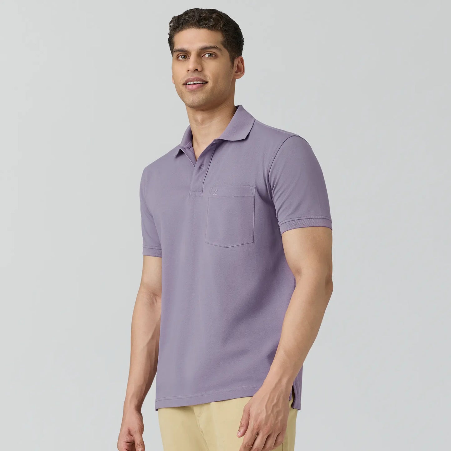 Code Polo T-shirts Misty Lilac