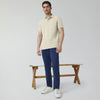Code Polo T-shirts Almond White