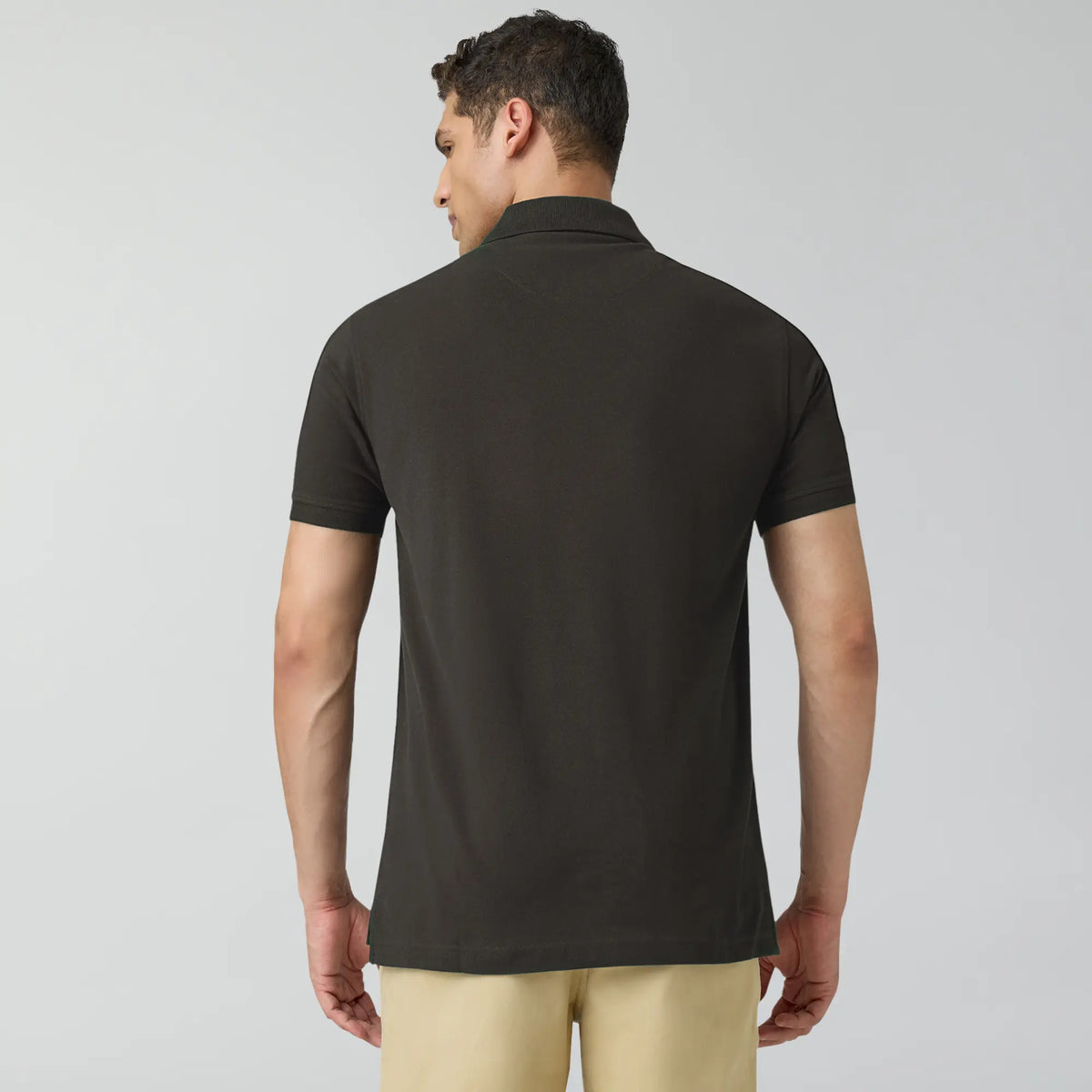 Code Polo T-shirts Mocha Brown