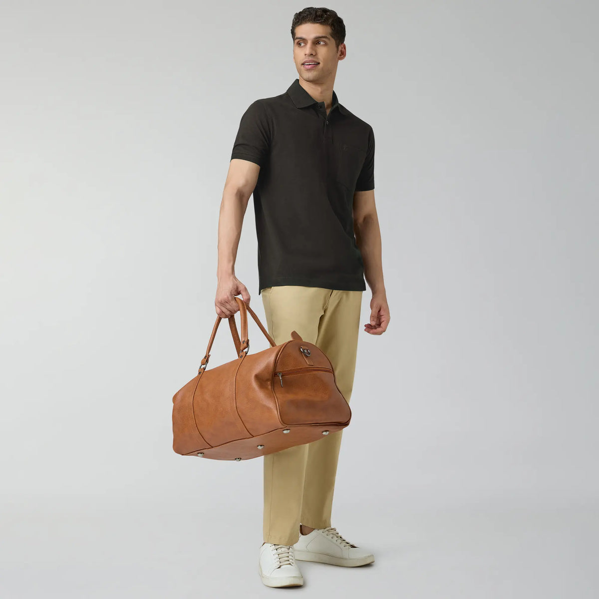 Code Polo T-shirts Mocha Brown