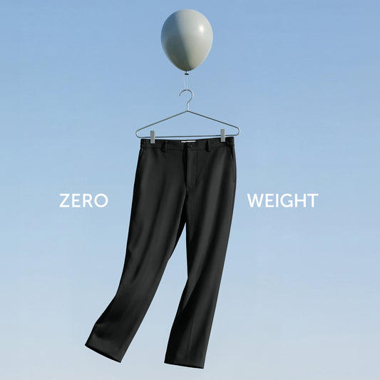 VELOCITY: Soft Stretch Pants - Relaxed Fit Pitch Black