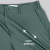 VELOCITY: Soft Stretch Pants - Straight Fit Pine Green