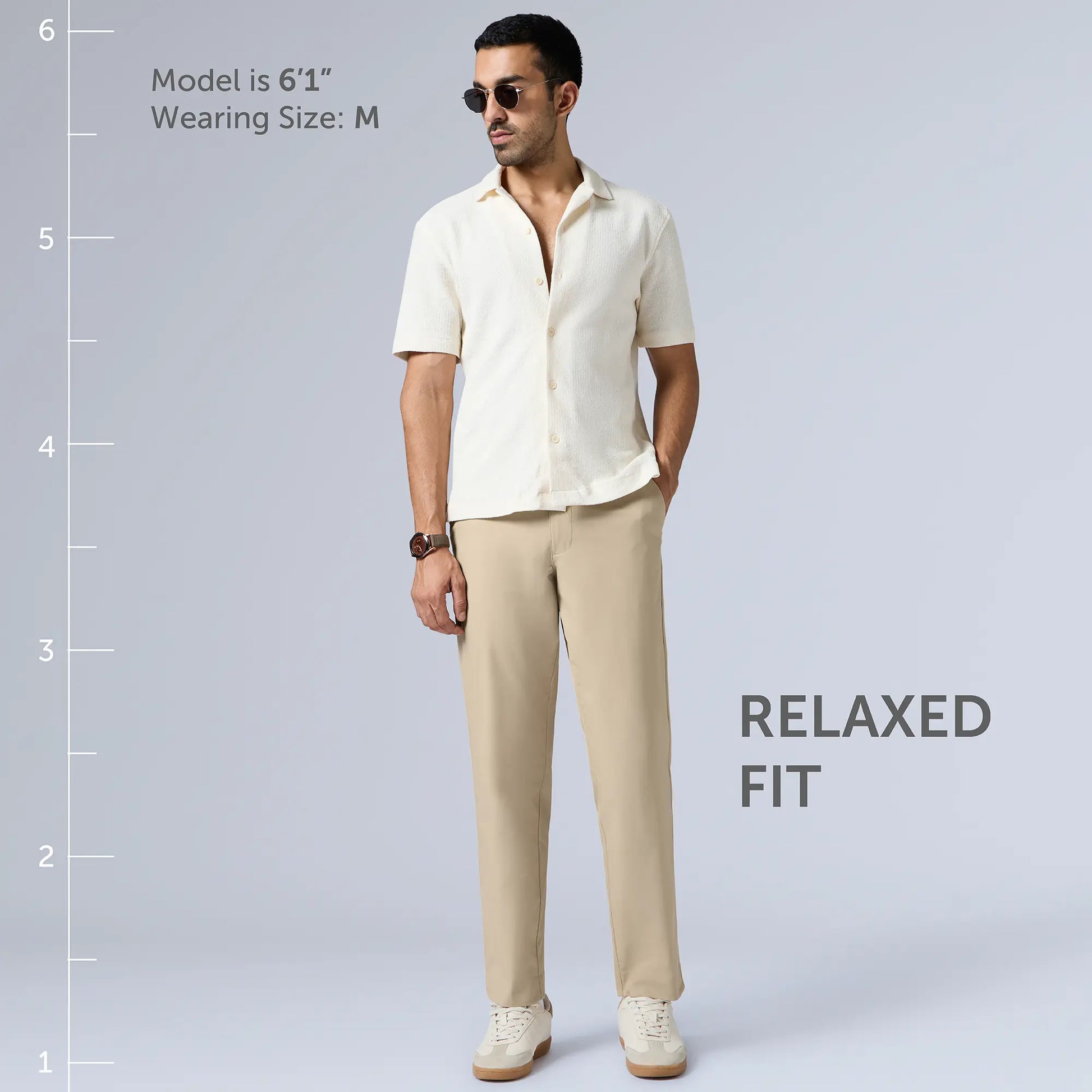 VELOCITY: Soft Stretch Pants - Relaxed Fit Tan Brown