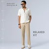 VELOCITY: Soft Stretch Pants - Straight Fit Tan Brown