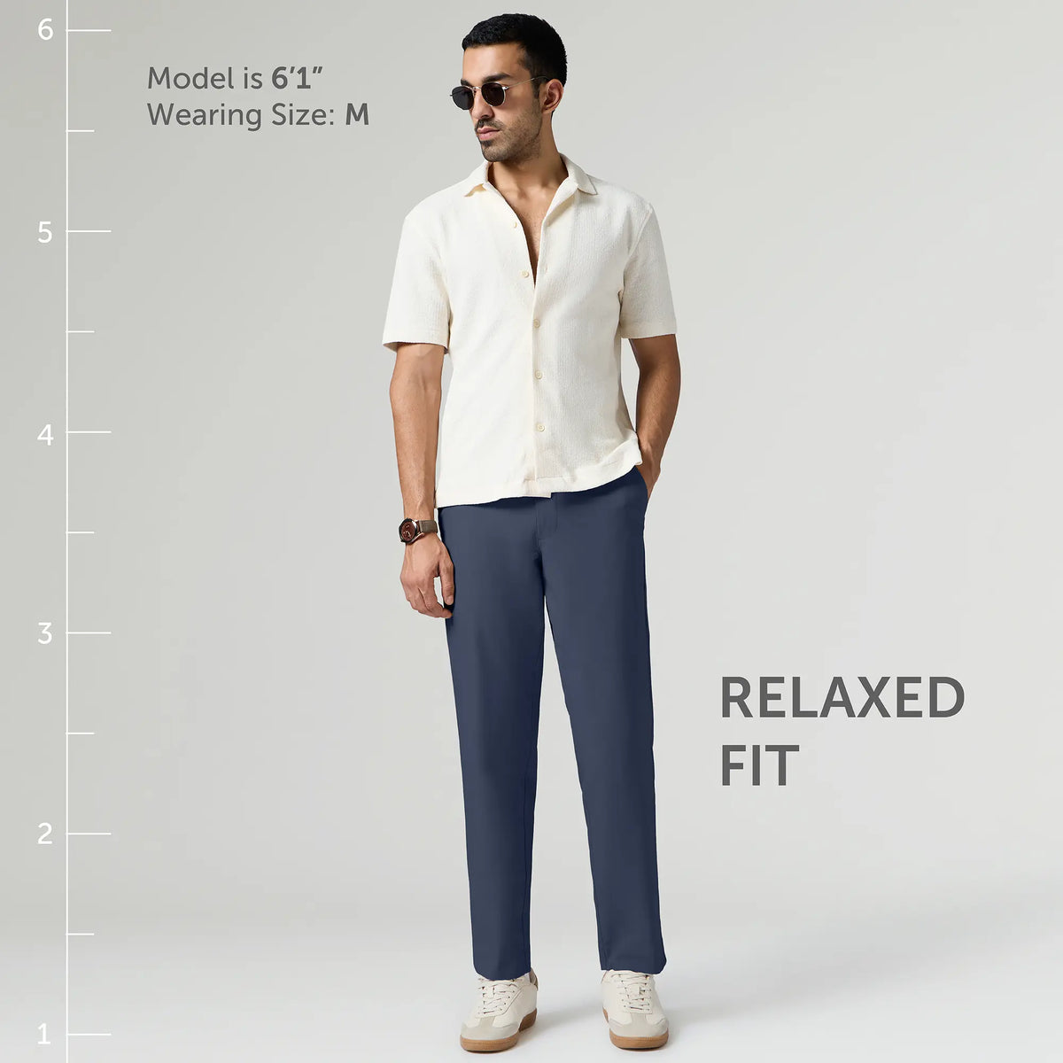 VELOCITY: Soft Stretch Pants - Relaxed Fit Midnight Blue