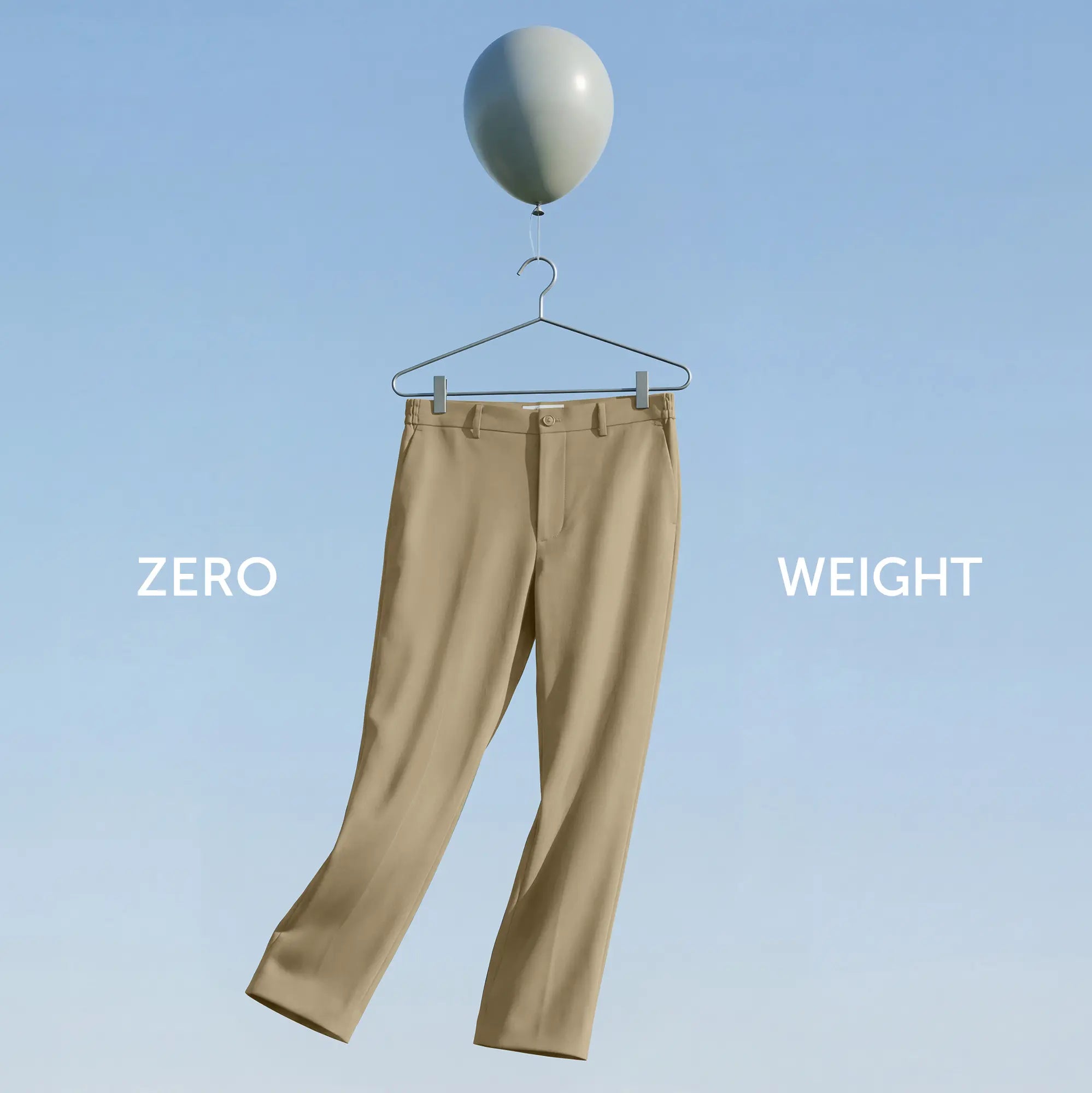 VELOCITY: Soft Stretch Pants - Straight Fit Sand Brown