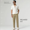 VELOCITY: Soft Stretch Pants - Straight Fit Sand Brown