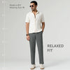 VELOCITY: Soft Stretch Pants - Straight Fit Ash Grey