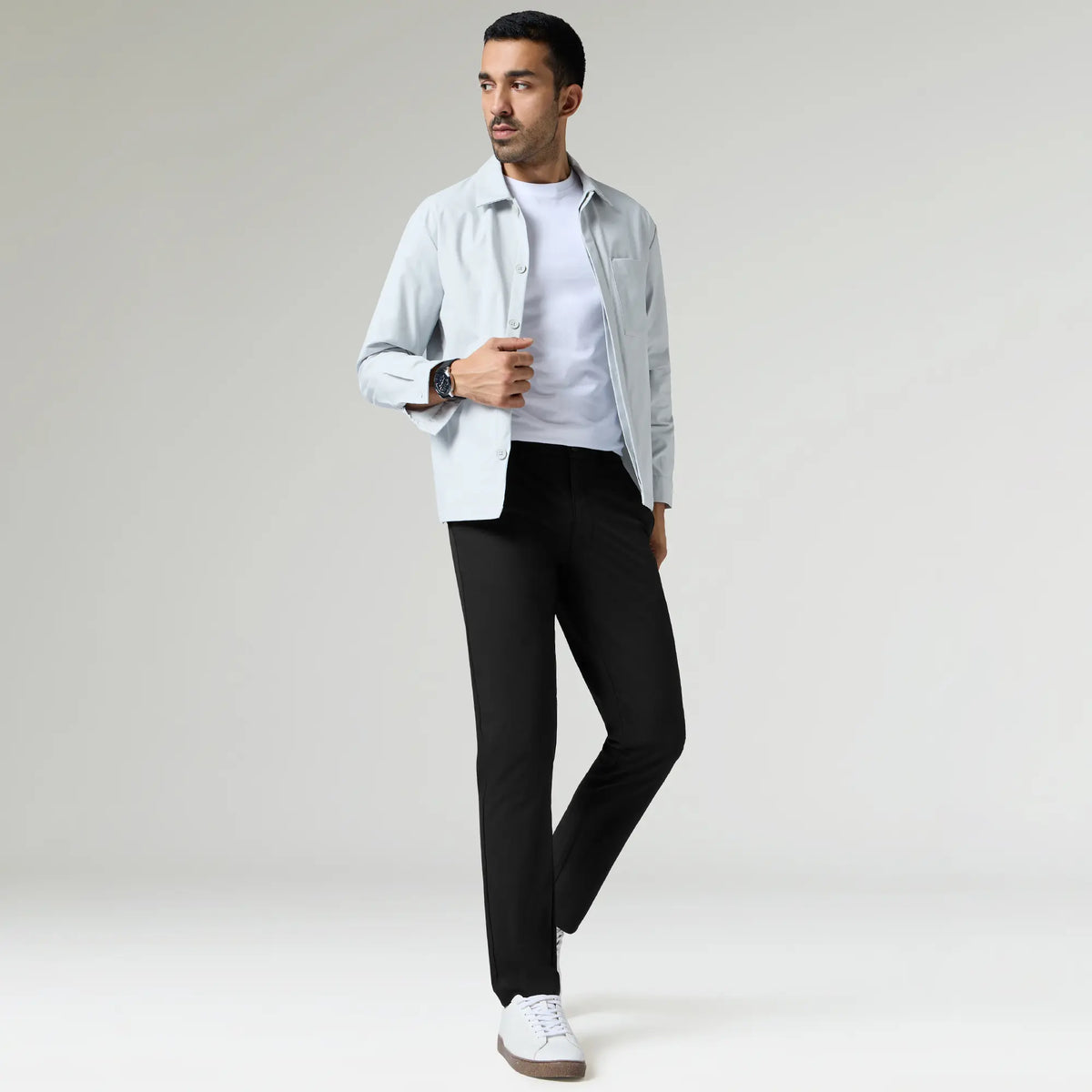 KINETIC: Soft Stretch Pants - Slim Fit Pitch Black - XYXX Crew