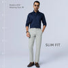 KINETIC: Soft Stretch Pants - Slim Fit Chrome White