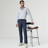 KINETIC: Soft Stretch Pants - Slim Fit Midnight Blue
