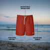 Aqua Swim Shorts Candy Red