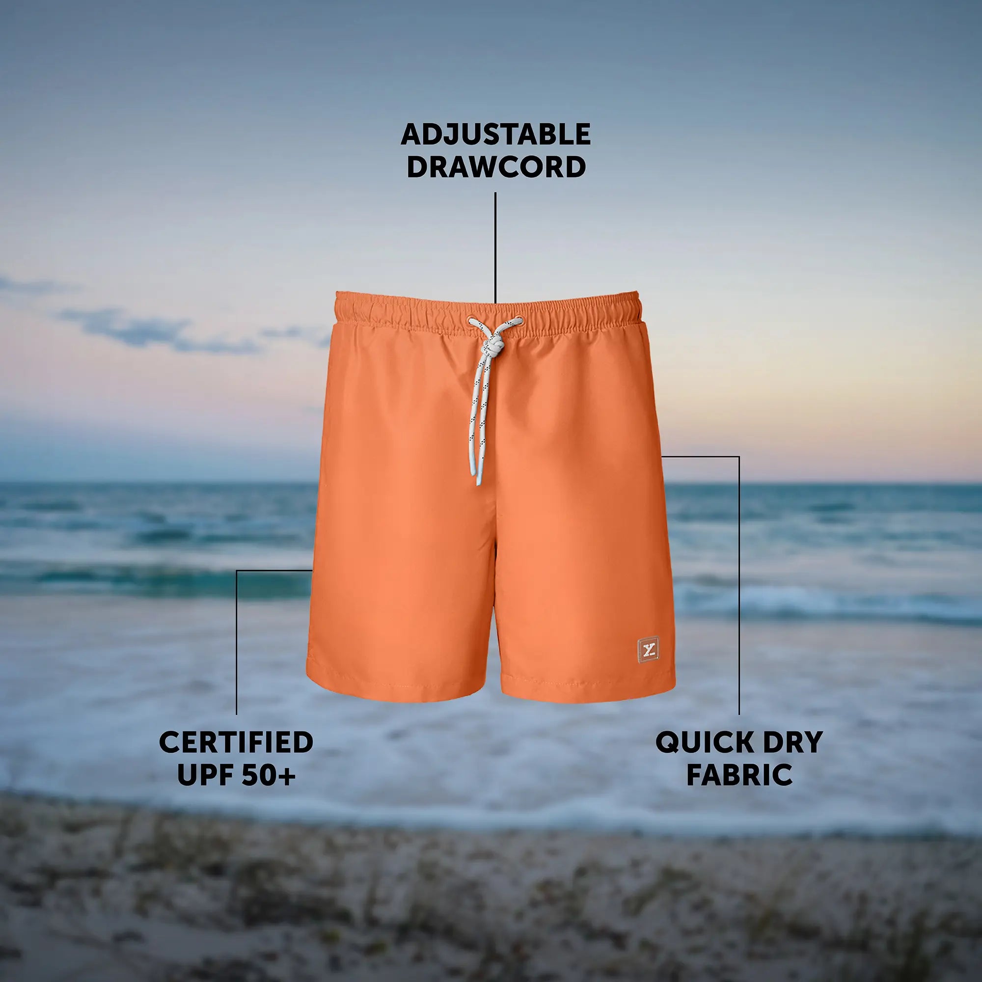 Aqua Swim Shorts Honey Orange