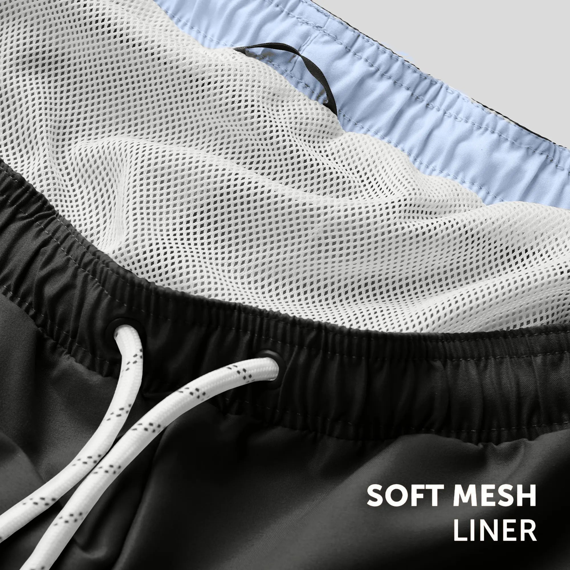 Aqua Swim Shorts Smoke Black