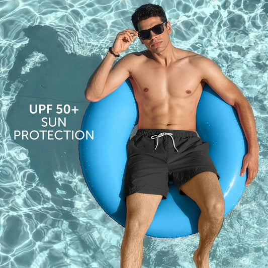 Aqua Swim Shorts Smoke Black