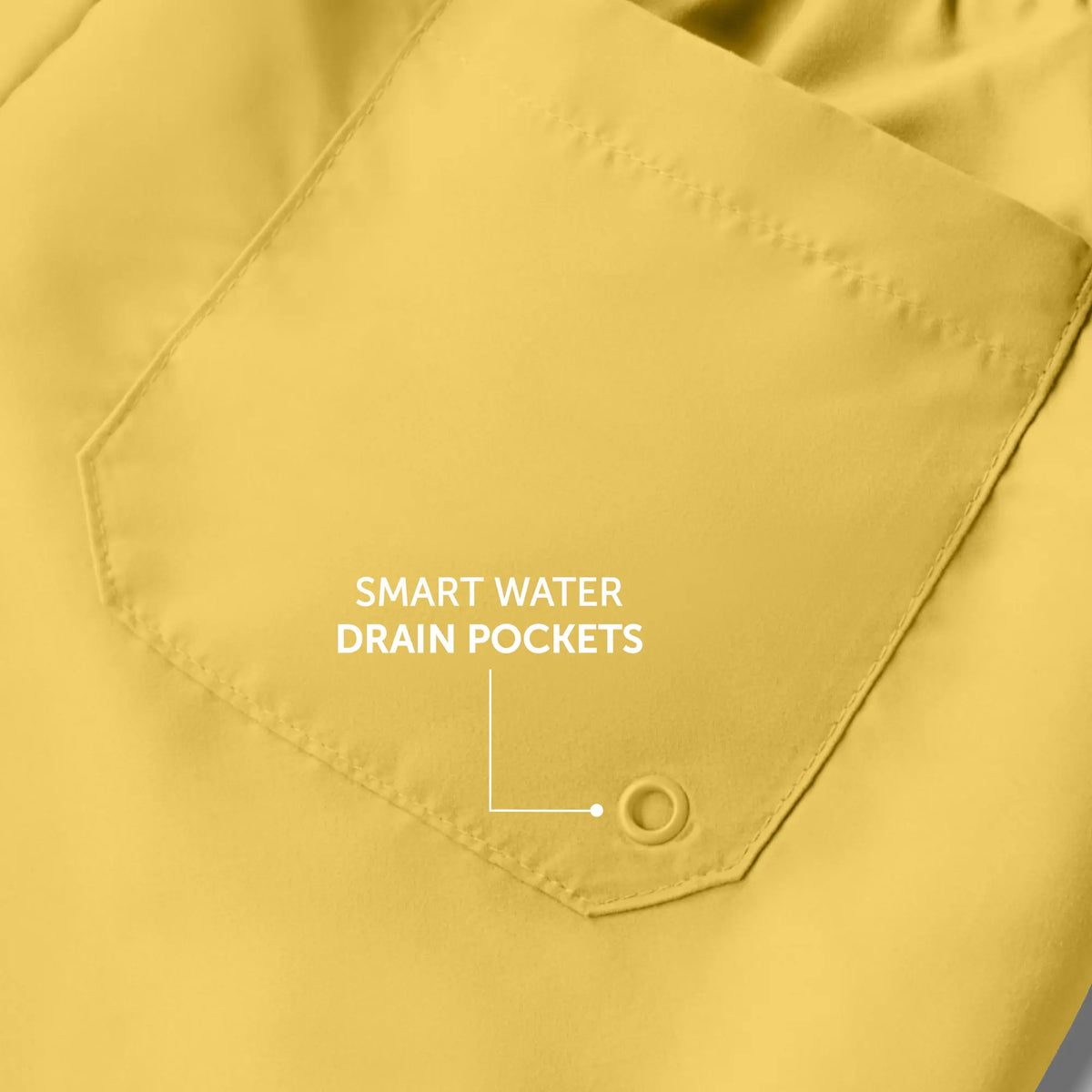Aqua Swim Shorts Butter Yellow