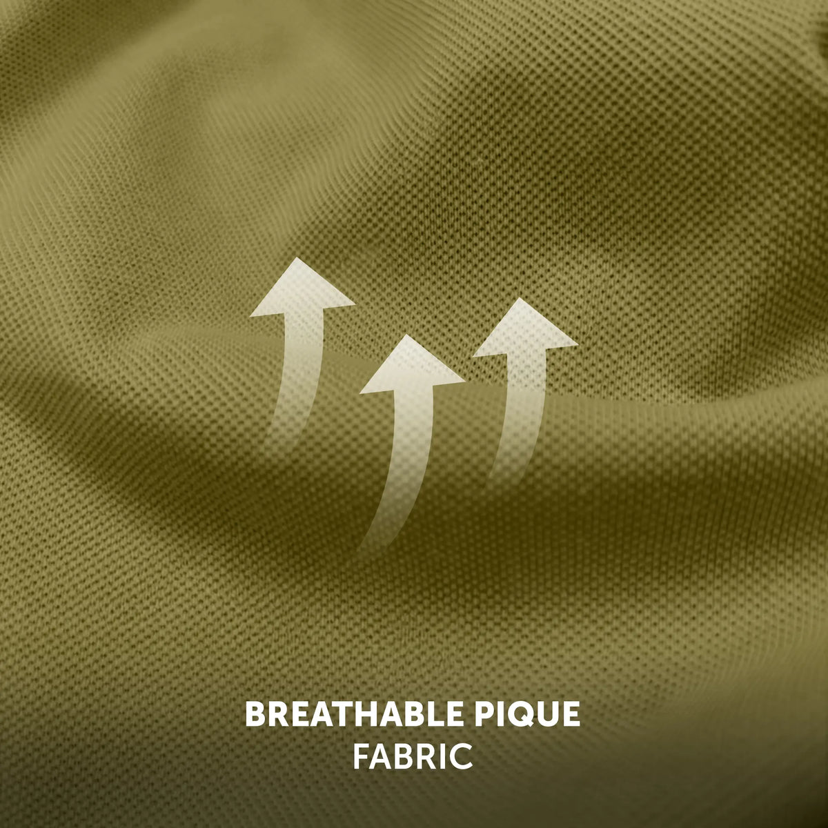 Accent Cotton Polo T-shirt - Olive Green