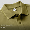 Accent Cotton Polo T-shirt - Olive Green