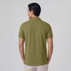 Accent Cotton Polo T-shirt - Olive Green