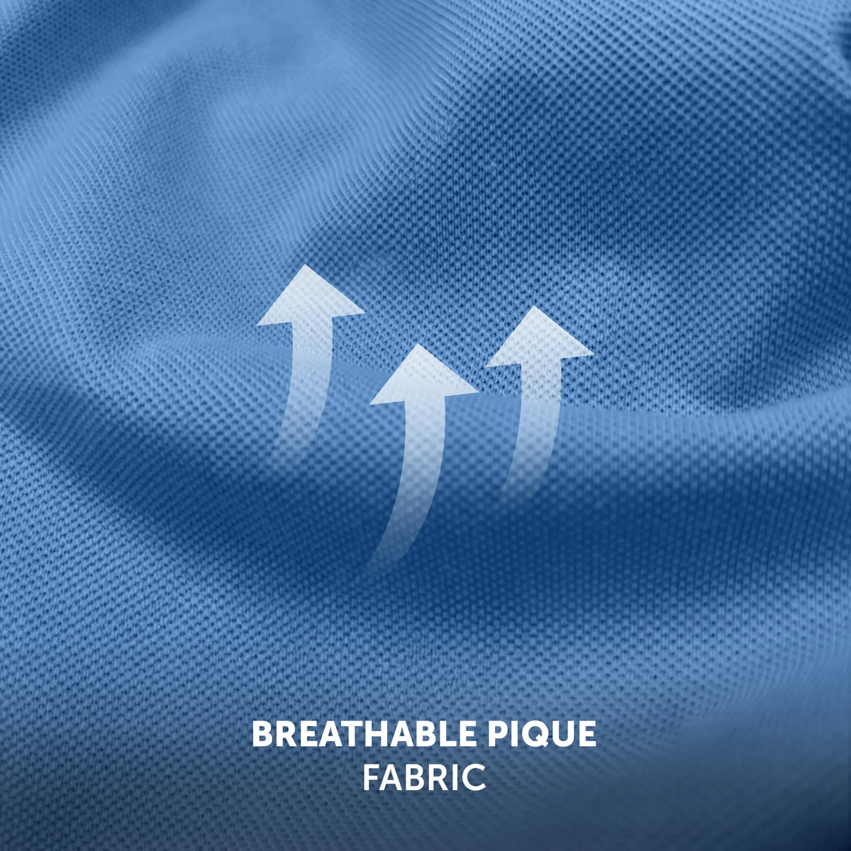 Accent Cotton Polo T-shirt - French Blue