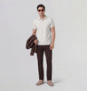 Accent Cotton Polo T-shirt - Pearl White