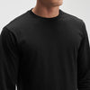 Full Sleeve Crew Neck T-Shirt - Pitch Black