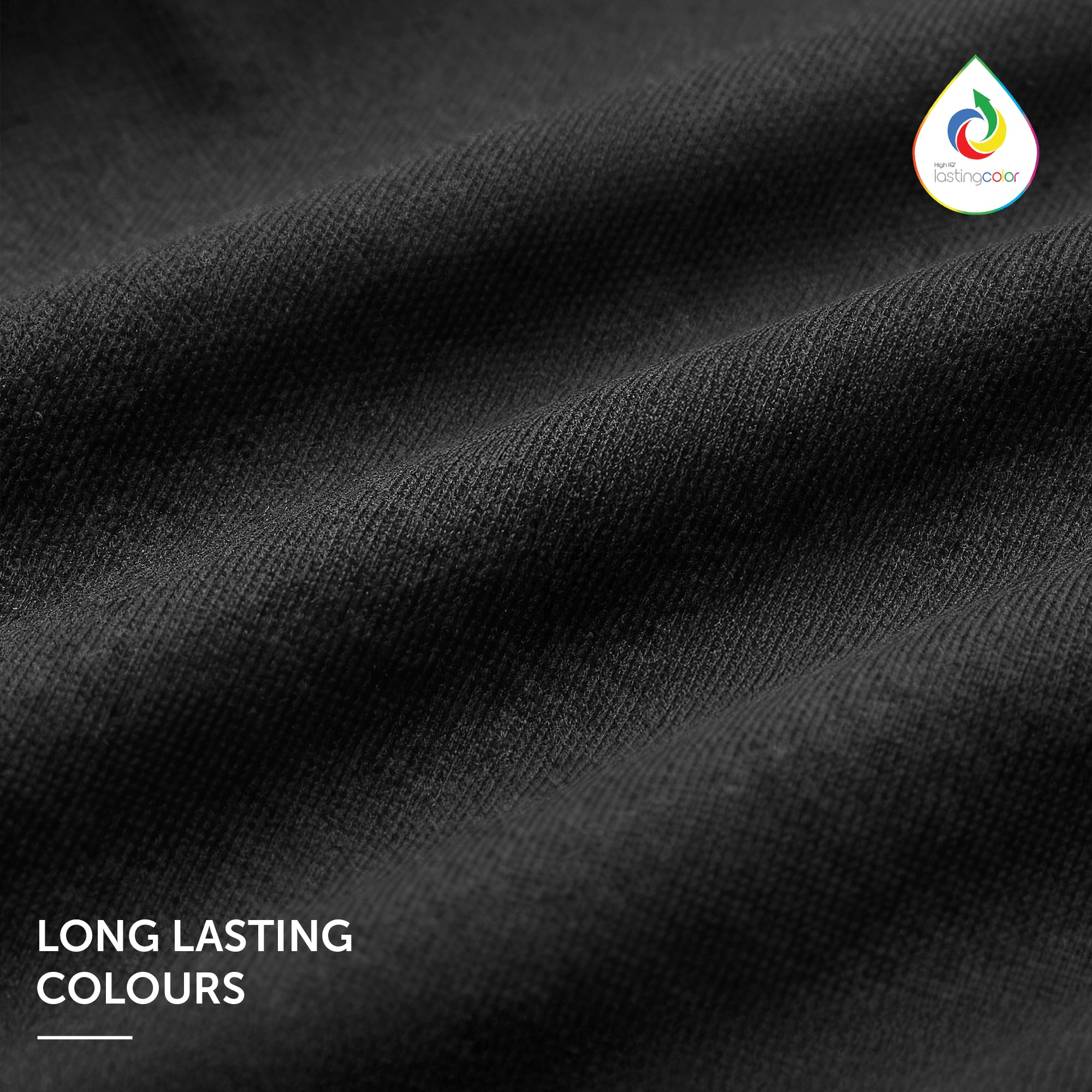 Full Sleeve Crew Neck T-Shirt - Pitch Black