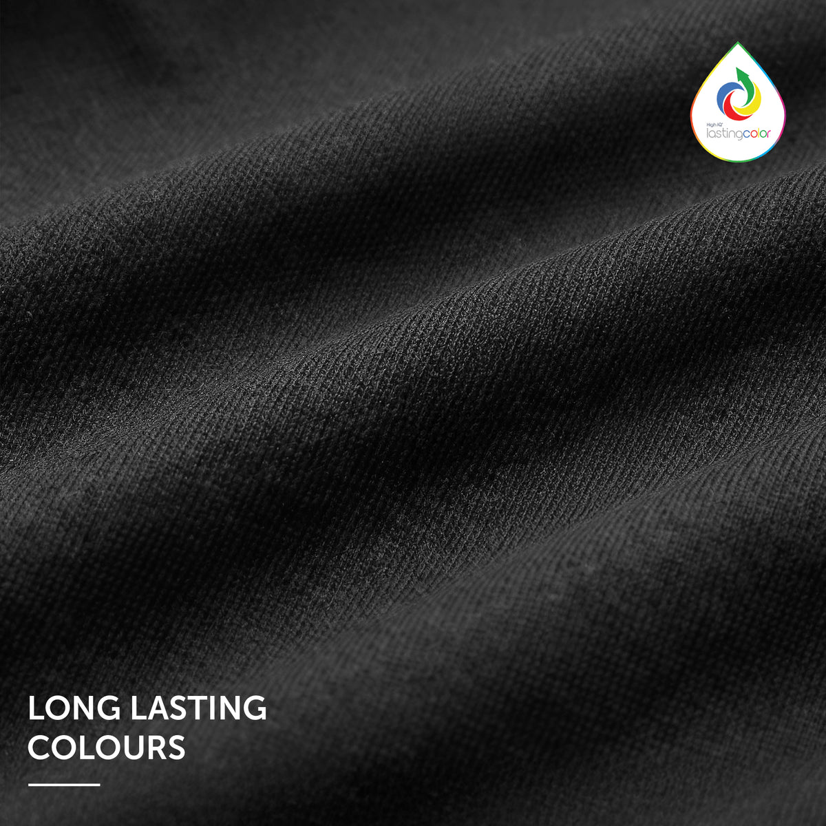 Full Sleeve Crew Neck T-Shirt - Pitch Black