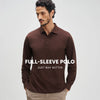 Full Sleeve Polo - Espresso Brown