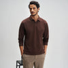 Full Sleeve Polo - Espresso Brown