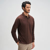 Full Sleeve Polo - Espresso Brown