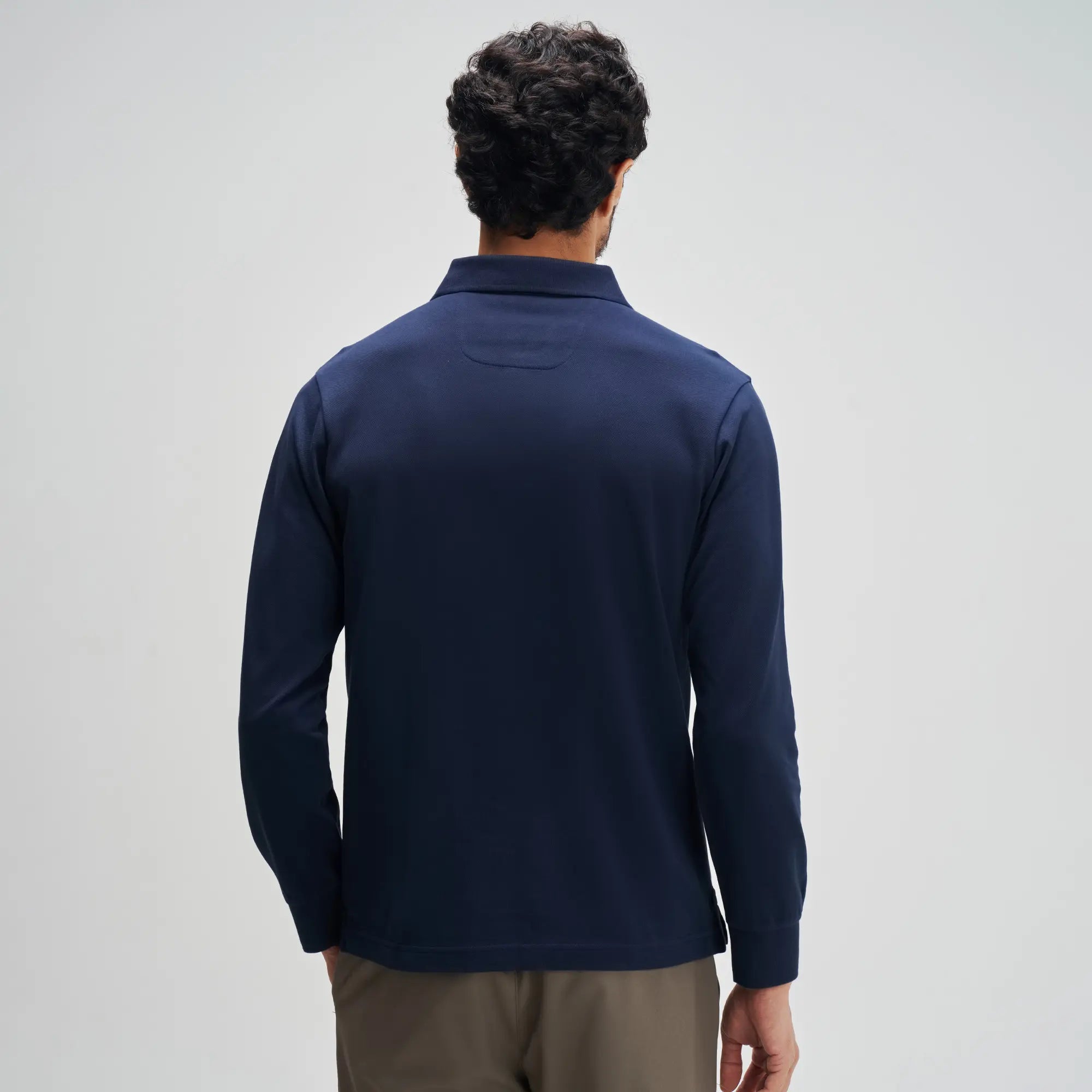 Full Sleeve Polo - Midnight Blue