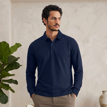 Full Sleeve Polo - Midnight Blue