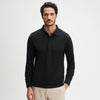 Full Sleeve Polo - Pitch Black